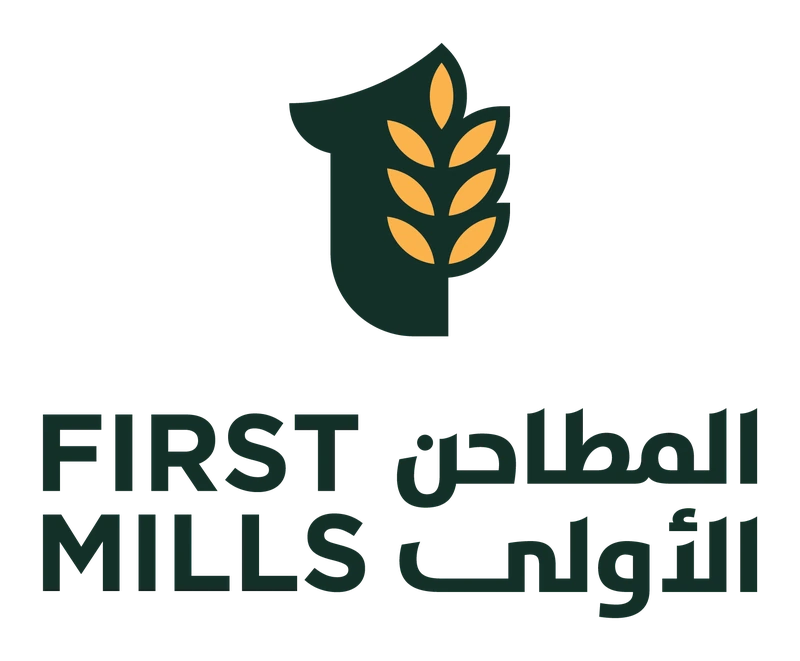 First Mills logo, a wheat ear above the name