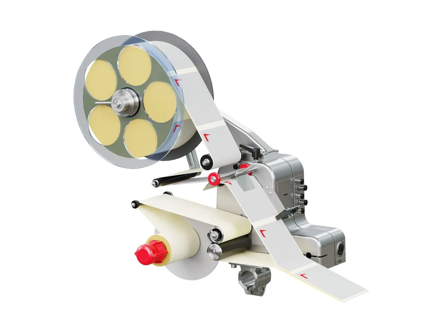 Weber Alpha Compact label applicator with a label roll